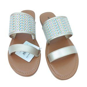 ARIZONA JEAN CO WOMENS GITTA FLAT SANDALS 6.5M